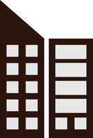 Abstract Building Icon Design vector