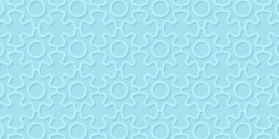Gear settings pattern blue texture background. Template design for banner, poster, social media. vector
