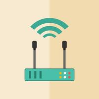 wireless router icons set. Isolated on white background. Werless router icon inspiration vector