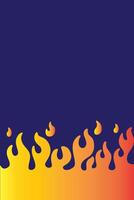 fire background good for package, element design, poster, etc vector