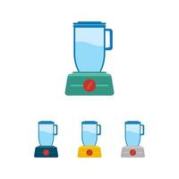 Blender Flat Icon. Blender, juicer icon. filled flat sign for mobile concept and web design. Electric mixer color icon. vector