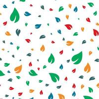 arrangement of leaf multisize random background illustration vector