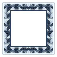 blue and white chevron geometric horizontal border frame background illustration vector