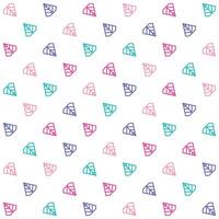 abstract combination of diamond and leaf arranged for pattern design on square layout vector