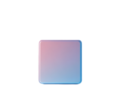 Minimalistic Square Gradient Transition from Pink to Blue in a Soft and Smooth Design png