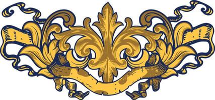 Elegant Midieval Scroll vector