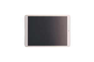 Tablet Device With Blank Screen on Transparent Background Showcasing Modern Technology png