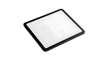 Sleek Modern Tablet Displayed on Transparent Background Emphasizing Minimalist Design png