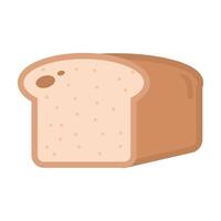 Illustration of a simple bread icon vector