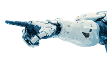 Robotic Arm with Extended Index Finger png