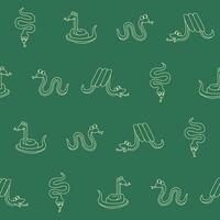 Outline of Snake Seamless Pattern Background for Print Fabric Surface Fashion Wrapping vector