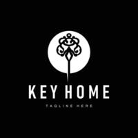 design key logo concept retro vintage model simple illustration of symbol template vector