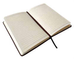 Blank Notebook For Journaling, Note Taking, Sketching On Transparent Background png