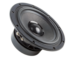 Audio Speaker on transparent background, Sound System png