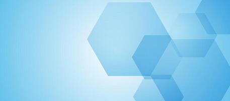 Modern Blue Hexagonal Abstract Background vector