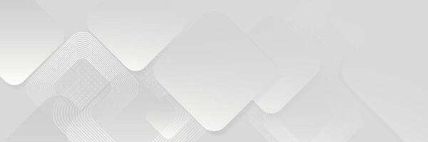 Modern White Abstract Geometric Background vector
