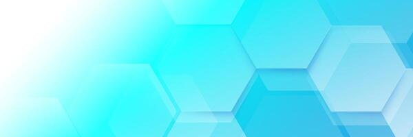 Modern Blue and White Hexagonal Abstract Background vector