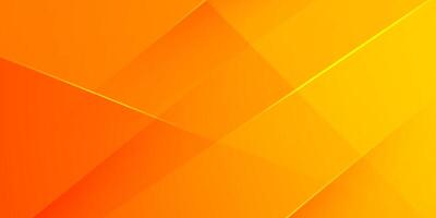Abstract colorful orange papercut background. Simple overlap square with lights pattern. vector