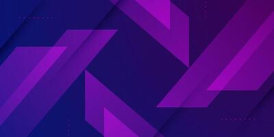 Abstract dark purple 3d background with overlap triangle arrow background pattern. vector
