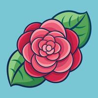 Camellia Motif for Patterns vector