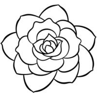 Camellia Badge for Branding vector