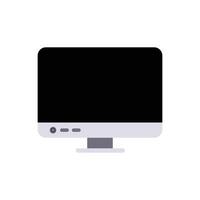 Minimalist Computer Monitor Illustration vector