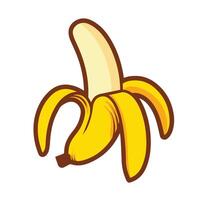Pop Art Banana Bold and Colorful Design vector