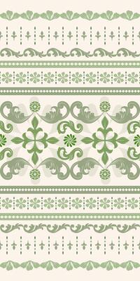 Rich Pattern Border Inspired from Nature Lily Florals Diamonds Leaves stripe Decoration. Luxury Ornate Scroll Fleur de lis Seamless. Lace Print Silk Art for Opulence Design Brocade hand draw textile