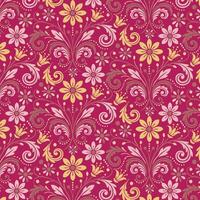 abstract floral seamless pattern for textile digital print wallpaper and bedding fabrics vector