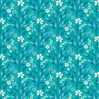 seamless floral pattern with artistic botanical artwork for wallpaper textile and fabric printing vector
