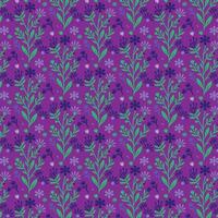 luxurious floral seamless pattern with ornamental details for digital print fabric design vector