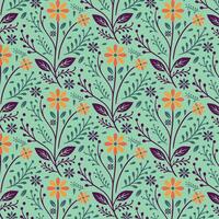luxurious ornamental floral pattern with seamless texture for home textiles and fabric design vector