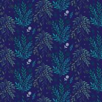 elegant floral seamless digital print pattern for wallpaper bedding and textile fabric design vector