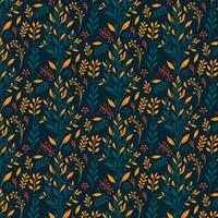 elegant floral digital print seamless pattern for bedding wallpaper and home textile applications vector