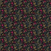 decorative floral all over pattern seamless design for bedding fabric and apparel printing vector