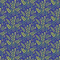 traditional floral print seamless pattern with intricate textures for bedding and home textiles vector