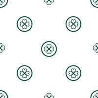 Inspired by Irish traditions, the pattern features symbols of luck and harmony. vector