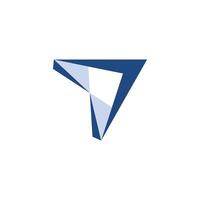 arrow modern logo editable and color change in white background vector