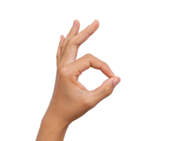 close up of hand gesture with a little bit of something Transparent Background, Generated with AI png