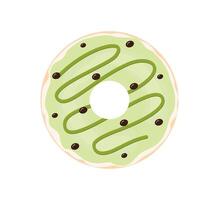 Classic Donut with a Twist vector