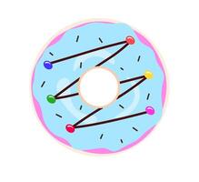 Delicious Donut Delight vector