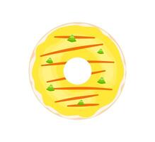 Sweet and Colorful Donut Creations vector