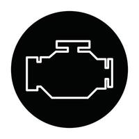 Check Engine Icon vector
