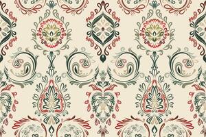 Romantic Boho floral pattern.Persian pattern Indian floral pattern. Illustrasion.Design for fashion , fabric, textile, wallpaper , wrapping and all prints vector