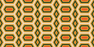 Abstract geometric pattern background, abstract seamless background, with vintage color vector