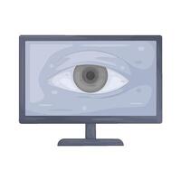 Illustration of computer screen vector