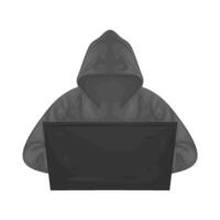 Illustration of hacker vector