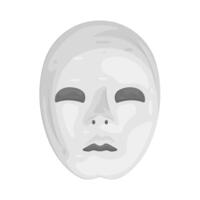 Illustration of masked hacker vector