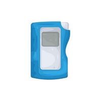 Illustration of oxygen analyzer vector
