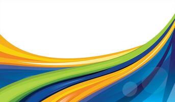 Wavy background colorful concept vector